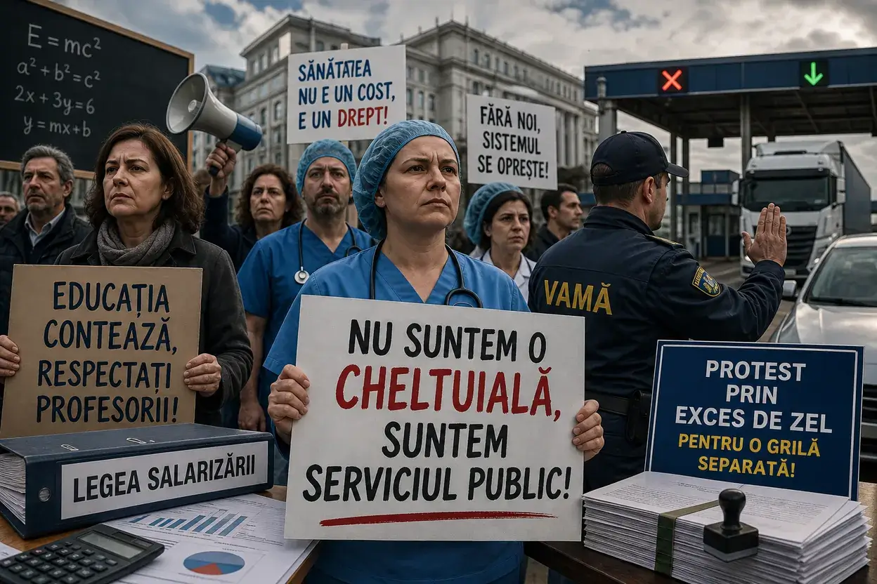 Legea salarizării aprinde bugetarii: cine anunță proteste