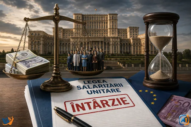 Legea salarizării întârzie. România riscă bani și noi inechități