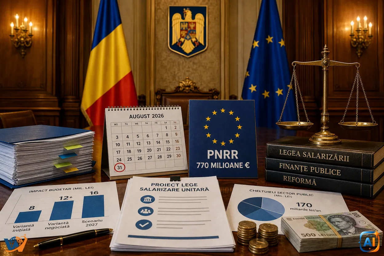 Legea salarizării, refăcută după observațiile Bruxelles-ului. Miza: 770 de milioane de euro