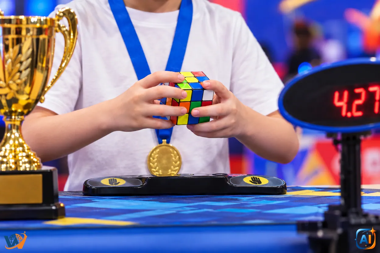 Cubul Rubik: Lian Yunzhi câștigă cu media de 4,27 secunde