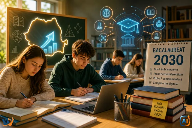 Liceul se schimbă din 2026. Cum vor arăta orele și Bacalaureatul din 2030
