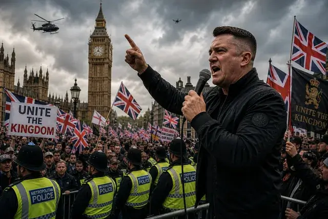 Londra în alertă: cine este Tommy Robinson