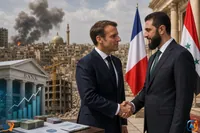Macron promite sprijin pentru reconstrucția sistemului bancar al Siriei