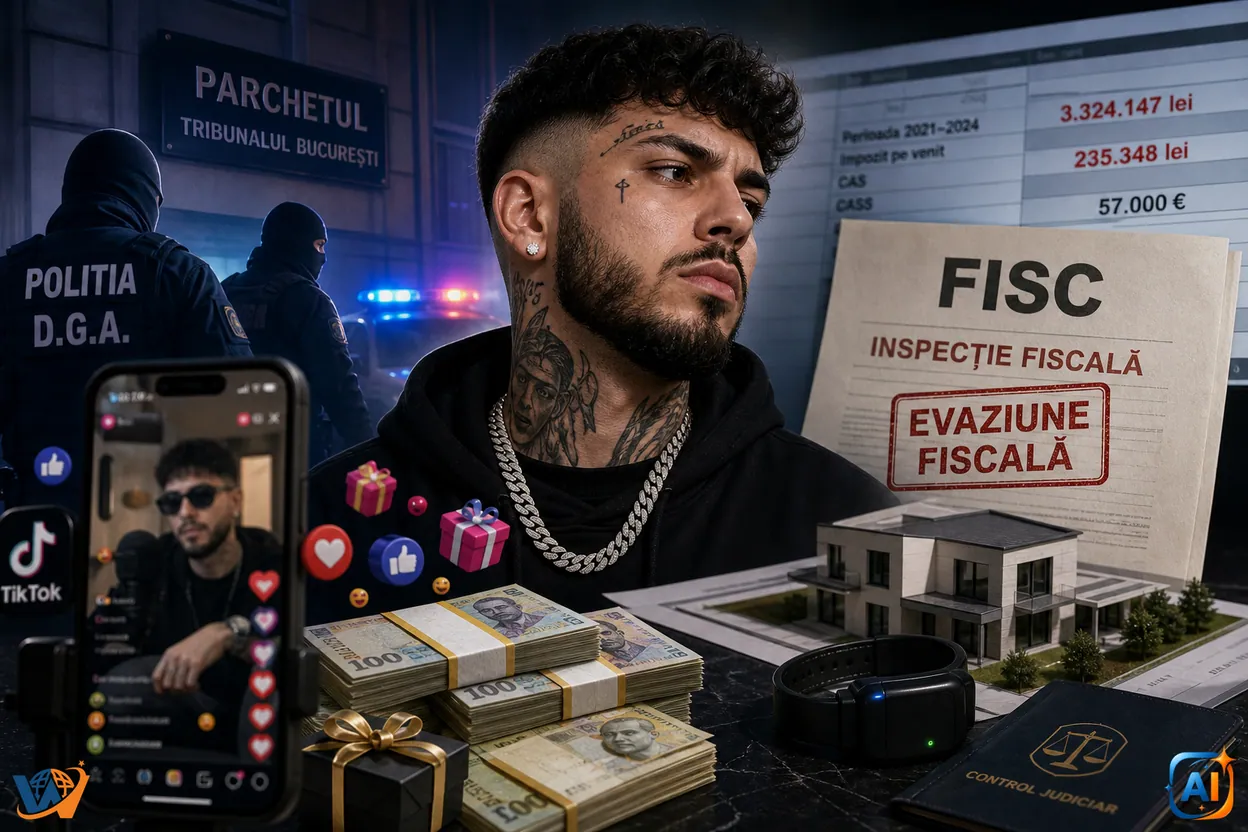 Influencerul prins de Fisc