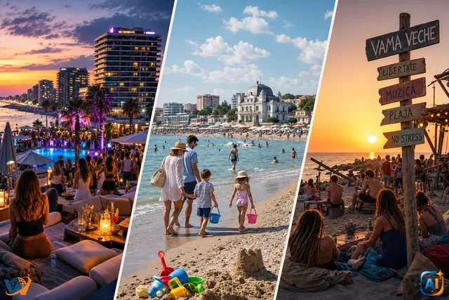 Stațiunile care atrag românii la mare