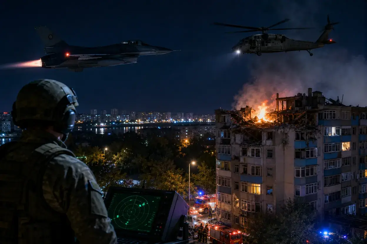 MApN explică de ce drona nu a fost doborâtă