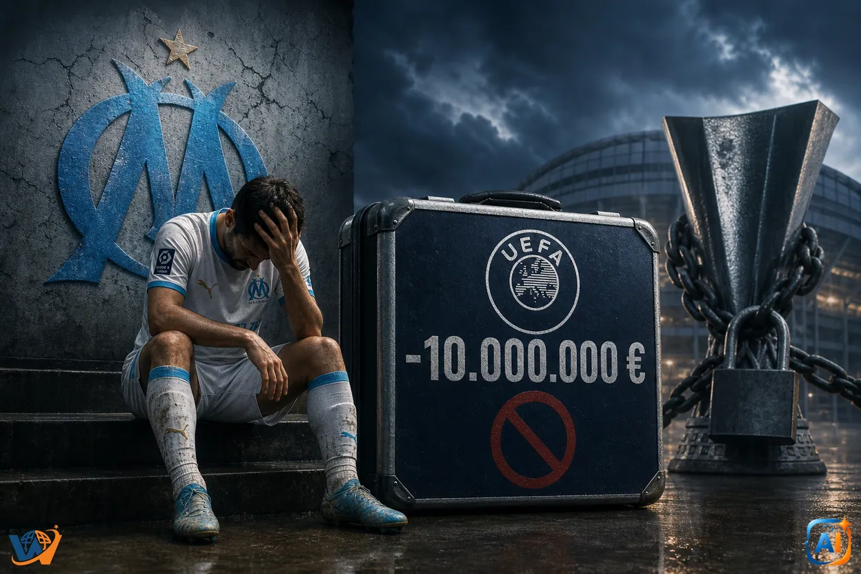 Marseille, sancționată dur de UEFA