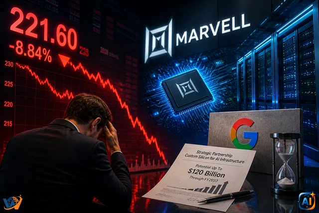 AI nu mai impresionează oricum: Marvell pierde miliarde din valoare