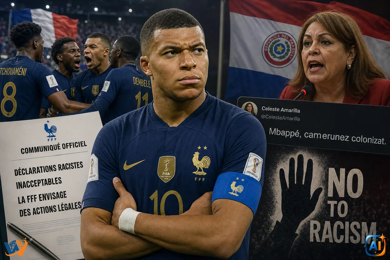 Mbappé, atacat rasist după Franța–Paraguay