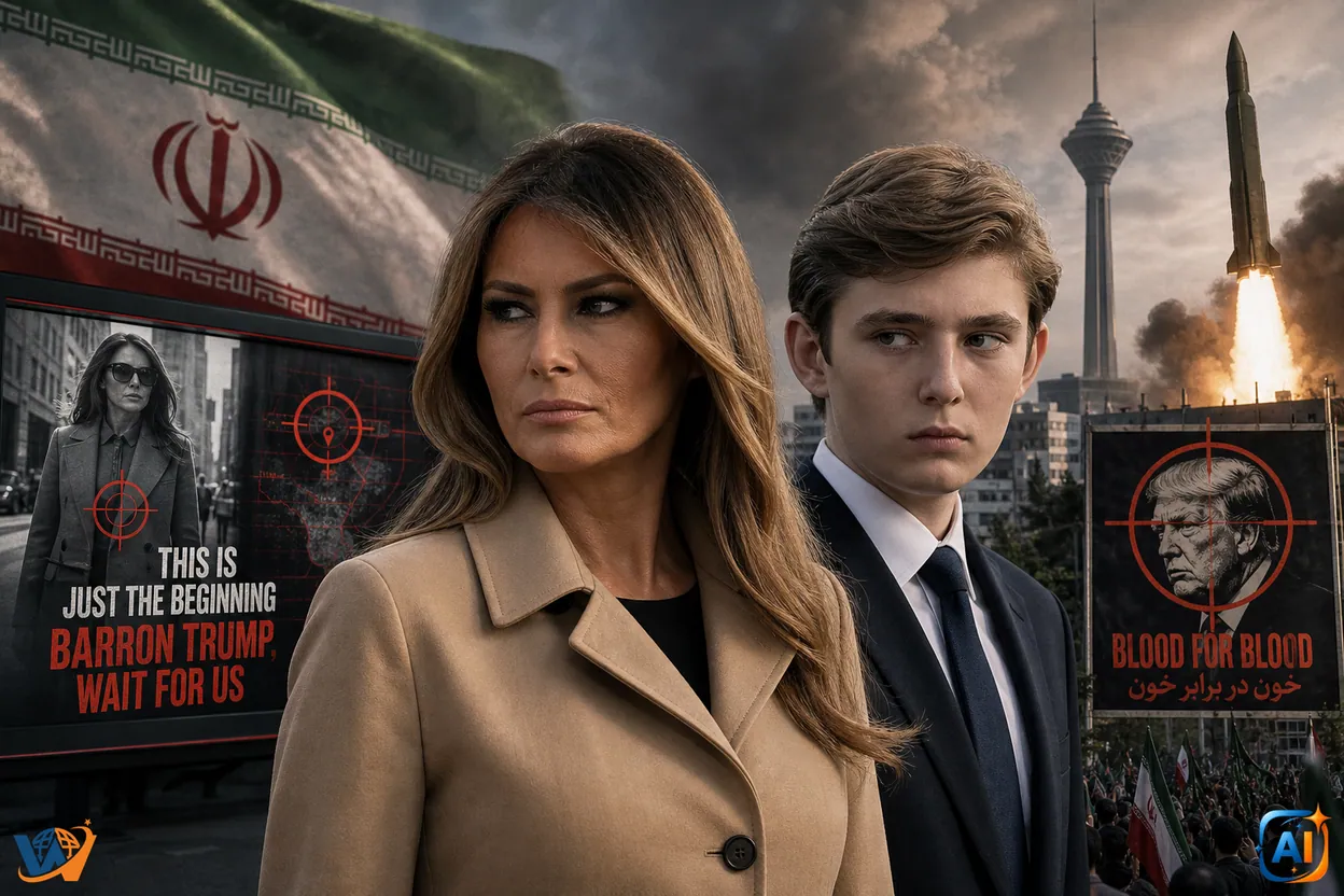 Melania și Barron Trump, amenințați de propaganda iraniană