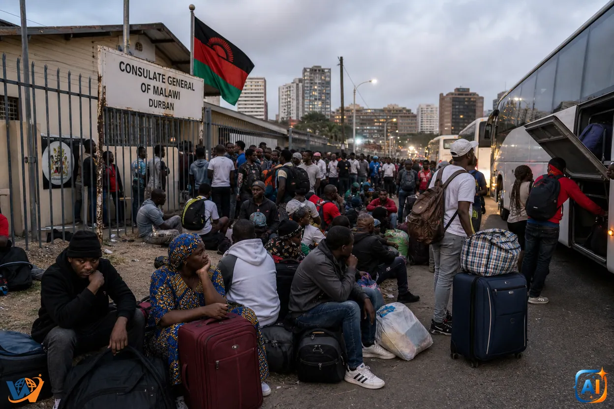 Migranții fug din Africa de Sud înaintea protestelor