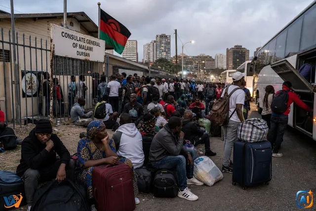 Migranții fug din Africa de Sud înaintea protestelor