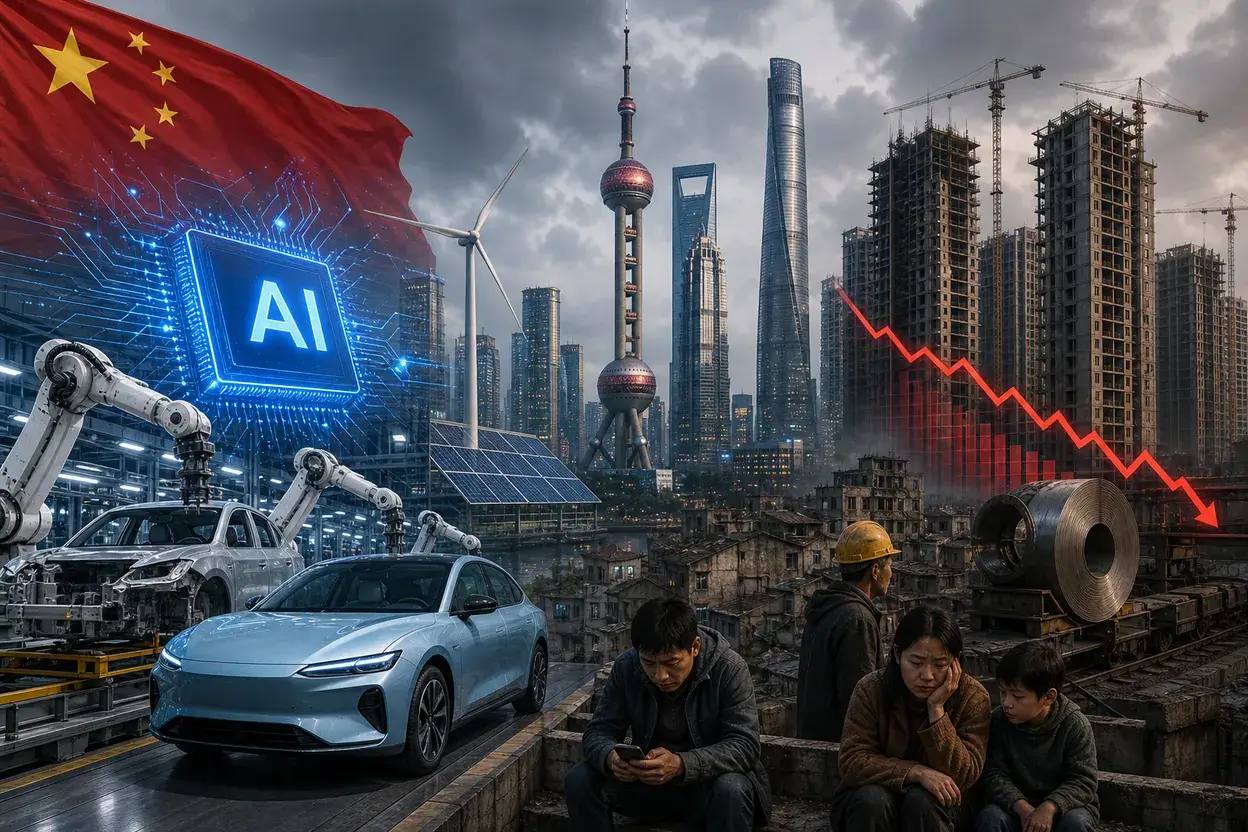 Miracolul Chinei ascunde o economie sub presiune