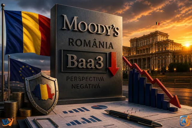 Moody’s menține România deasupra „junk”, dar avertismentul rămâne