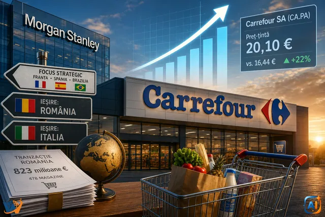 Morgan Stanley pariază pe Carrefour