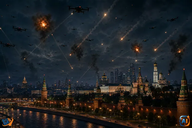 Moscova, lovită de cel mai mare atac cu drone