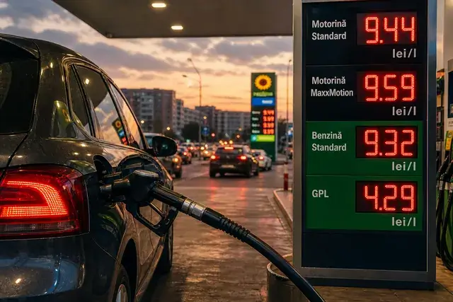 Motorina apasă din nou buzunarele românilor