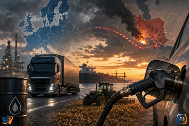 Dieselul riscă să devină un lux în Europa. Războiul din Iran pune presiune pe aprovizionare