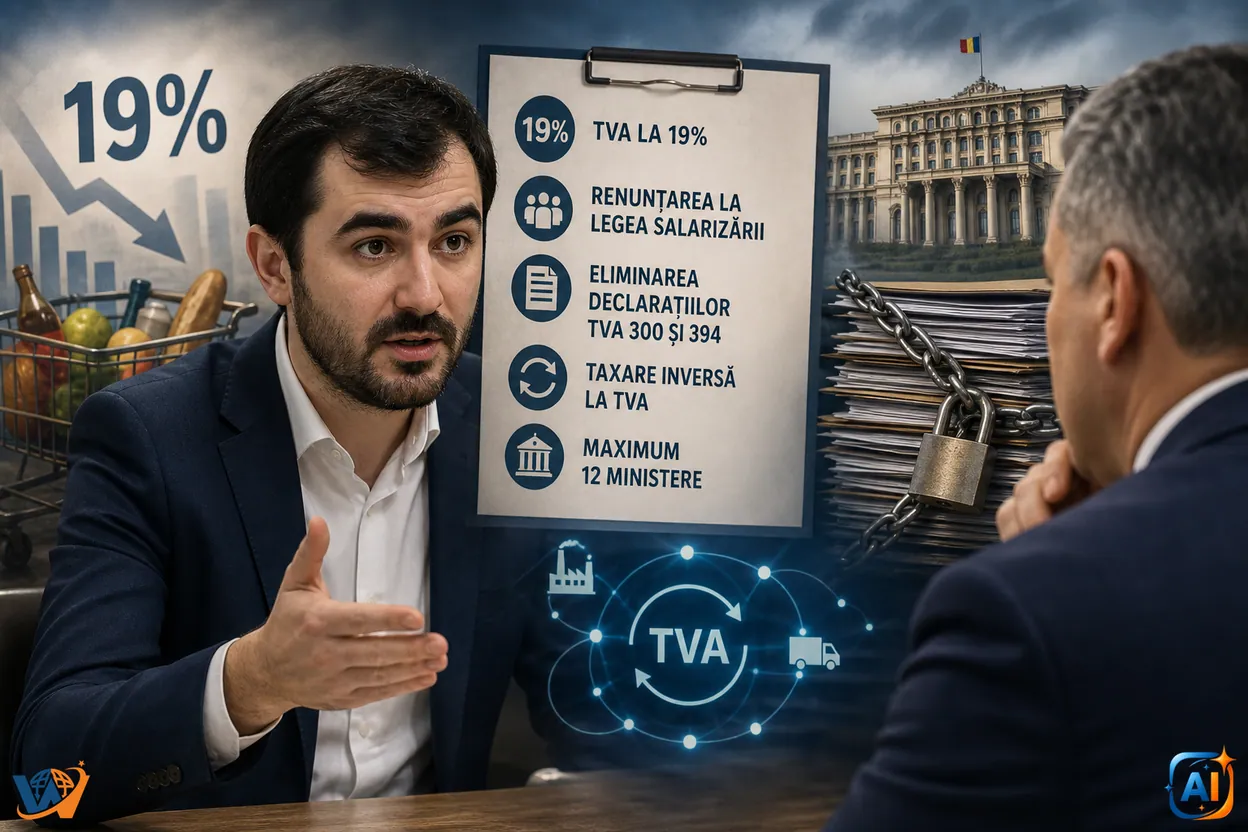 Năsui îi cere lui Veștea tăieri de taxe