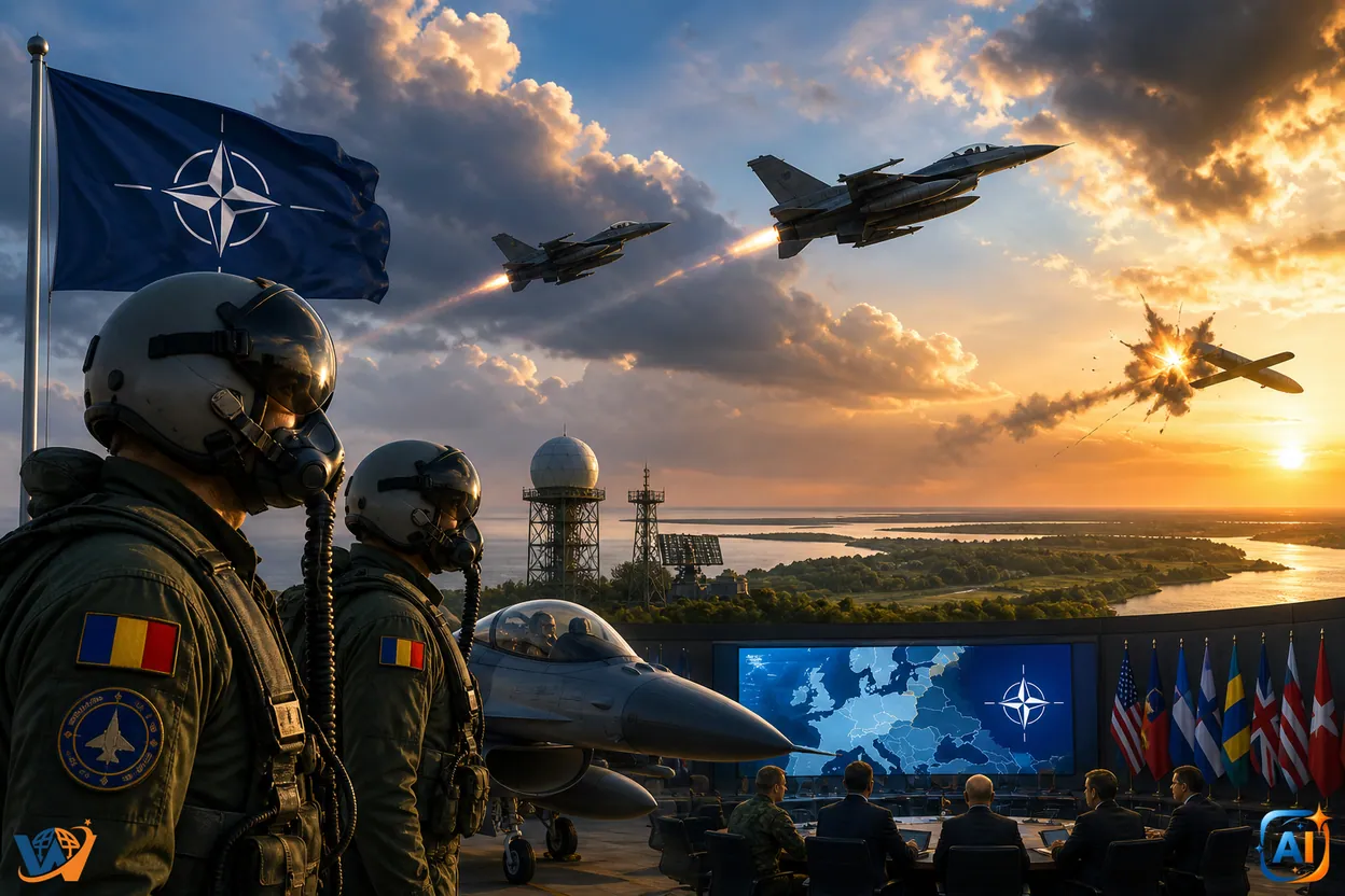 NATO apreciază reacția României după doborârea celor trei drone
