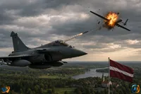 NATO doboară o dronă intrată în Letonia