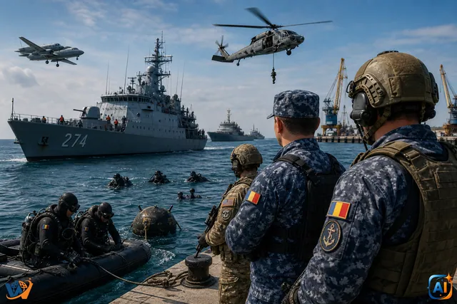 NATO se antrenează la Marea Neagră