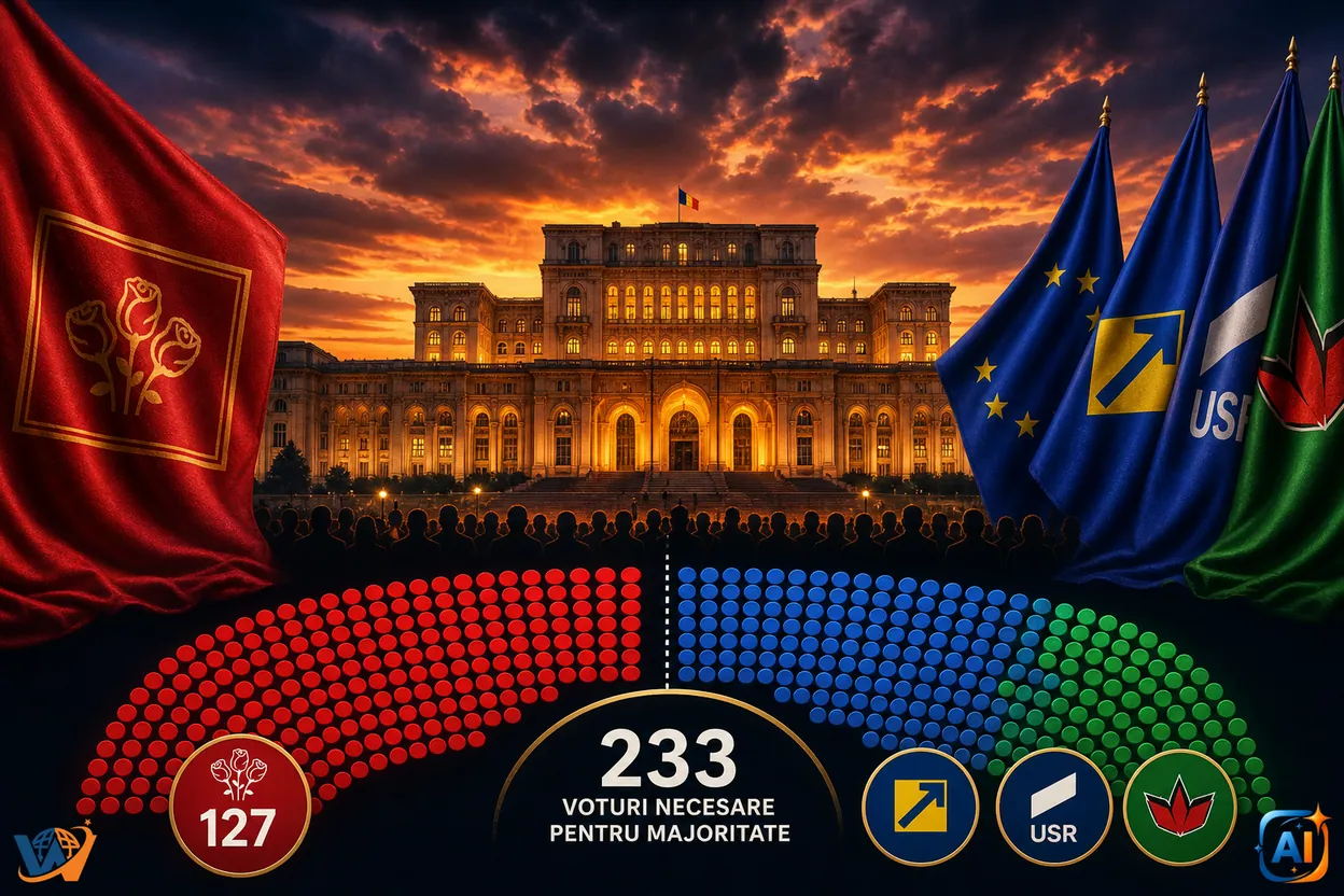 Noi negocieri la Cotroceni: cine poate strânge majoritatea?