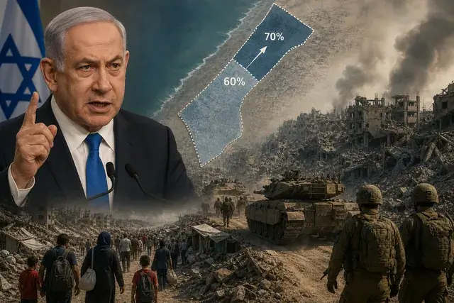 Netanyahu vrea control asupra a 70% din Gaza