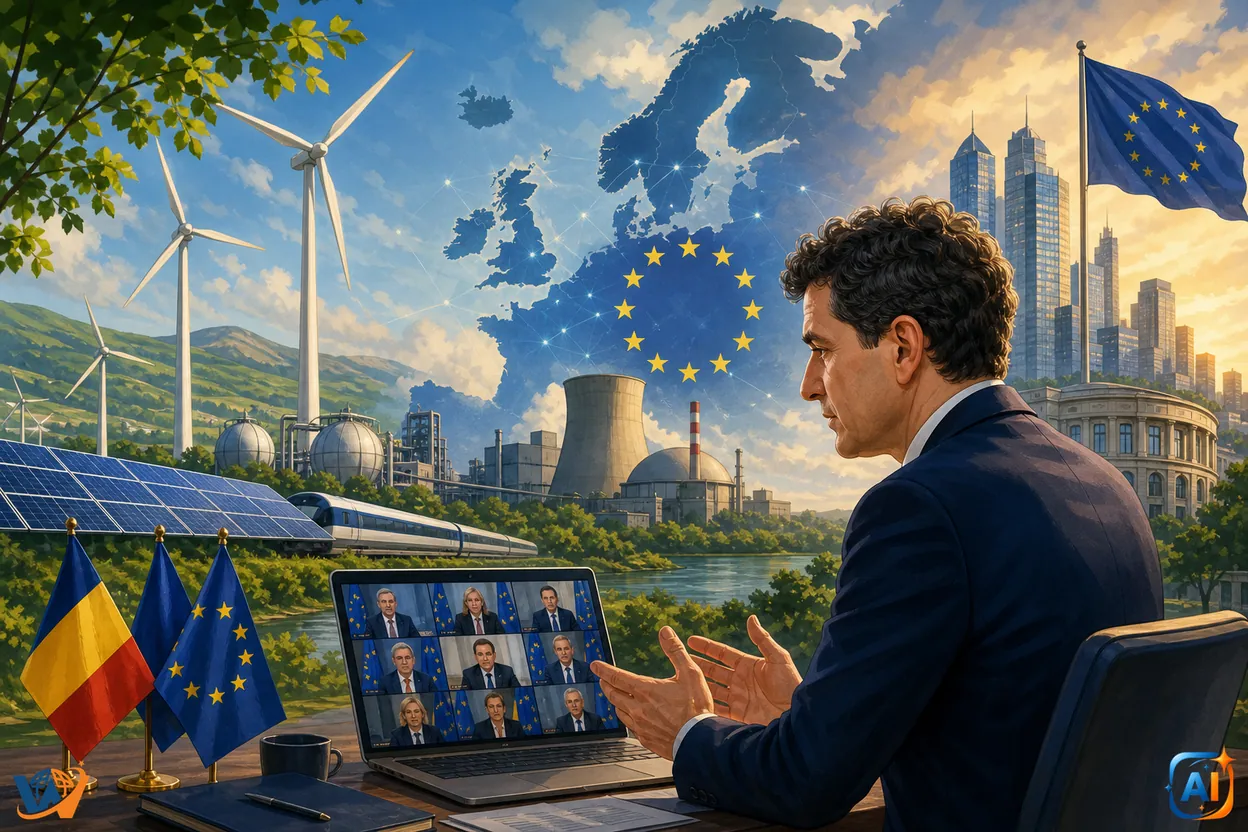 Nicușor Dan cere o tranziție verde realistă în UE