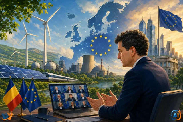Nicușor Dan cere o tranziție verde realistă în UE