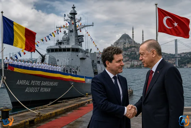 Nicușor Dan, la Istanbul pentru o navă militară și o întâlnire cu Erdogan