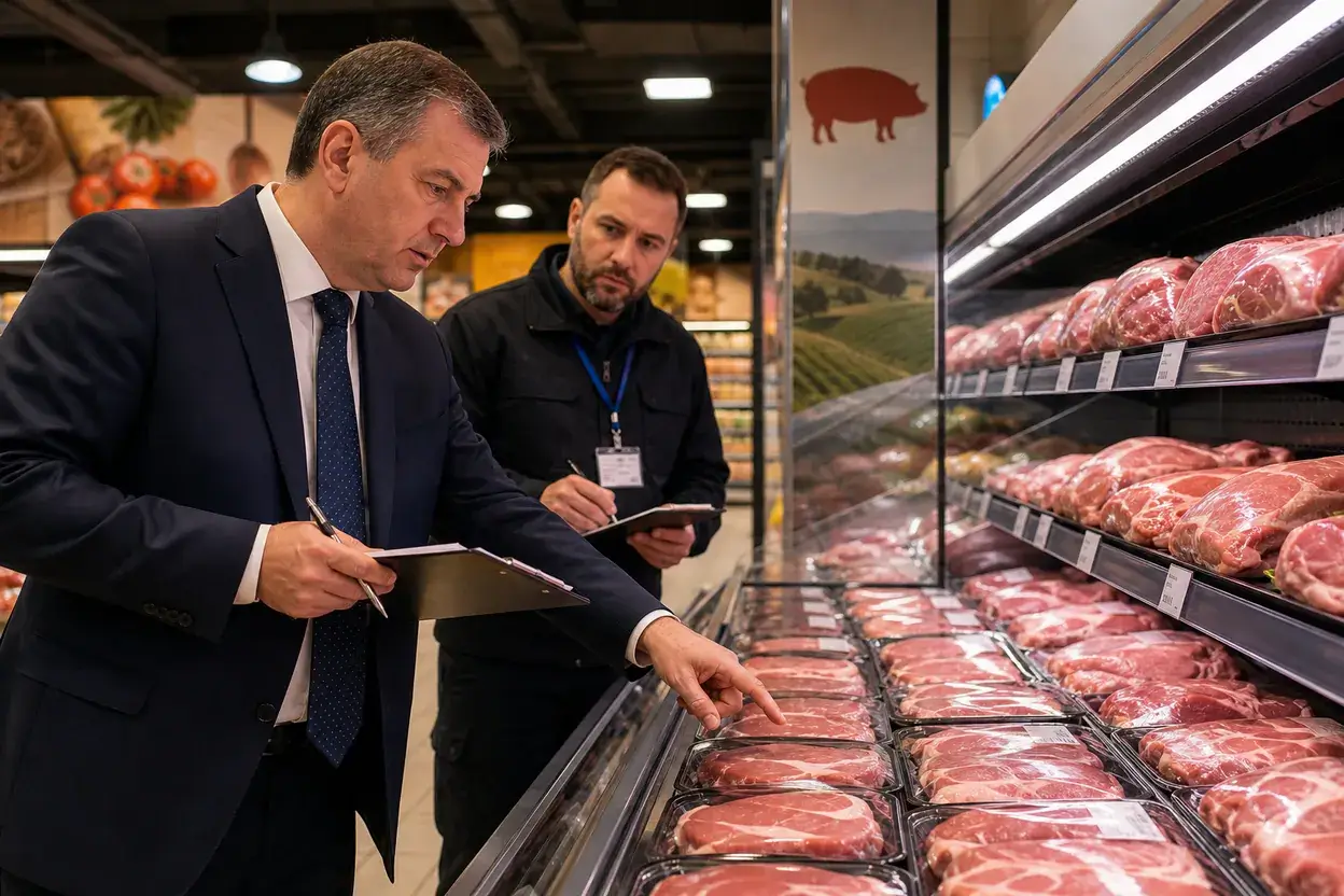 Noi reguli la raft pentru carnea de porc