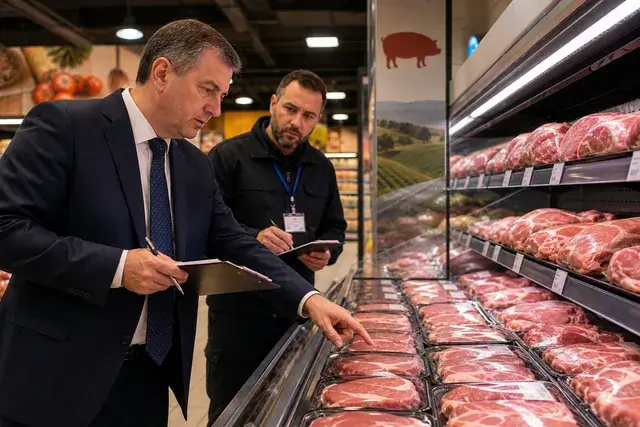 Noi reguli la raft pentru carnea de porc