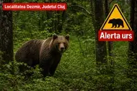 Noi semnalări de urs în Dezmir, Cluj