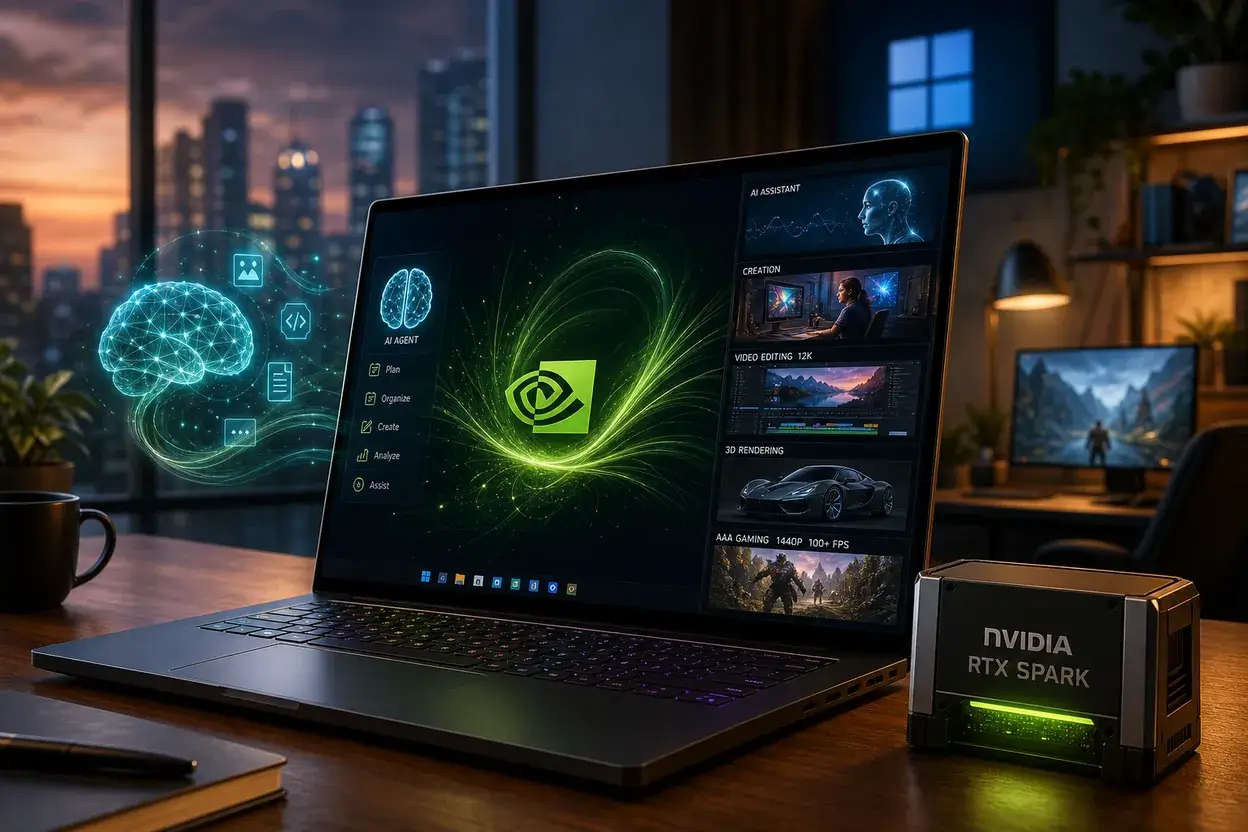 Nvidia schimbă laptopul: AI direct pe PC