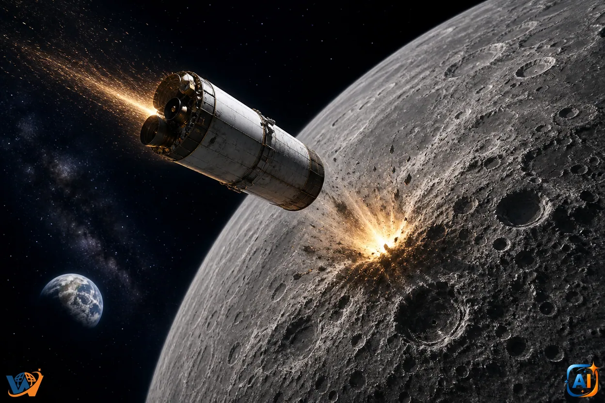 O parte dintr-o rachetă SpaceX ar putea lovi Luna în august