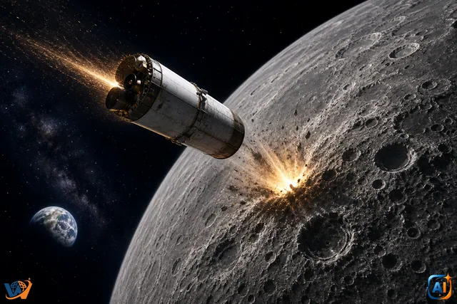 O parte dintr-o rachetă SpaceX ar putea lovi Luna în august