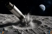 O treaptă SpaceX a lovit Luna. NASA caută craterul