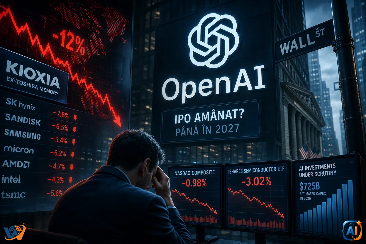 OpenAI răcește febra bursei AI