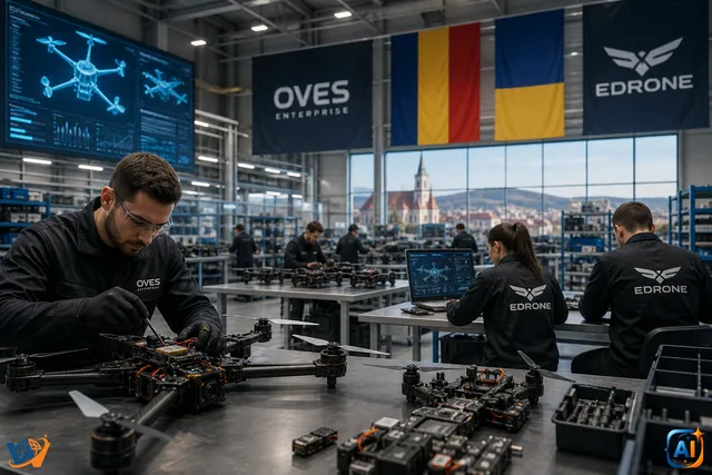 OVES și EDRONE pregătesc o fabrică de drone la Cluj
