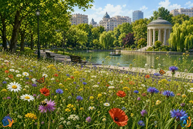 Florile sălbatice schimbă Bucureștiul. Pajiștile urbane cuceresc parcurile