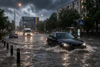 Pantelimon sub ape: ploaia rară cât un secol