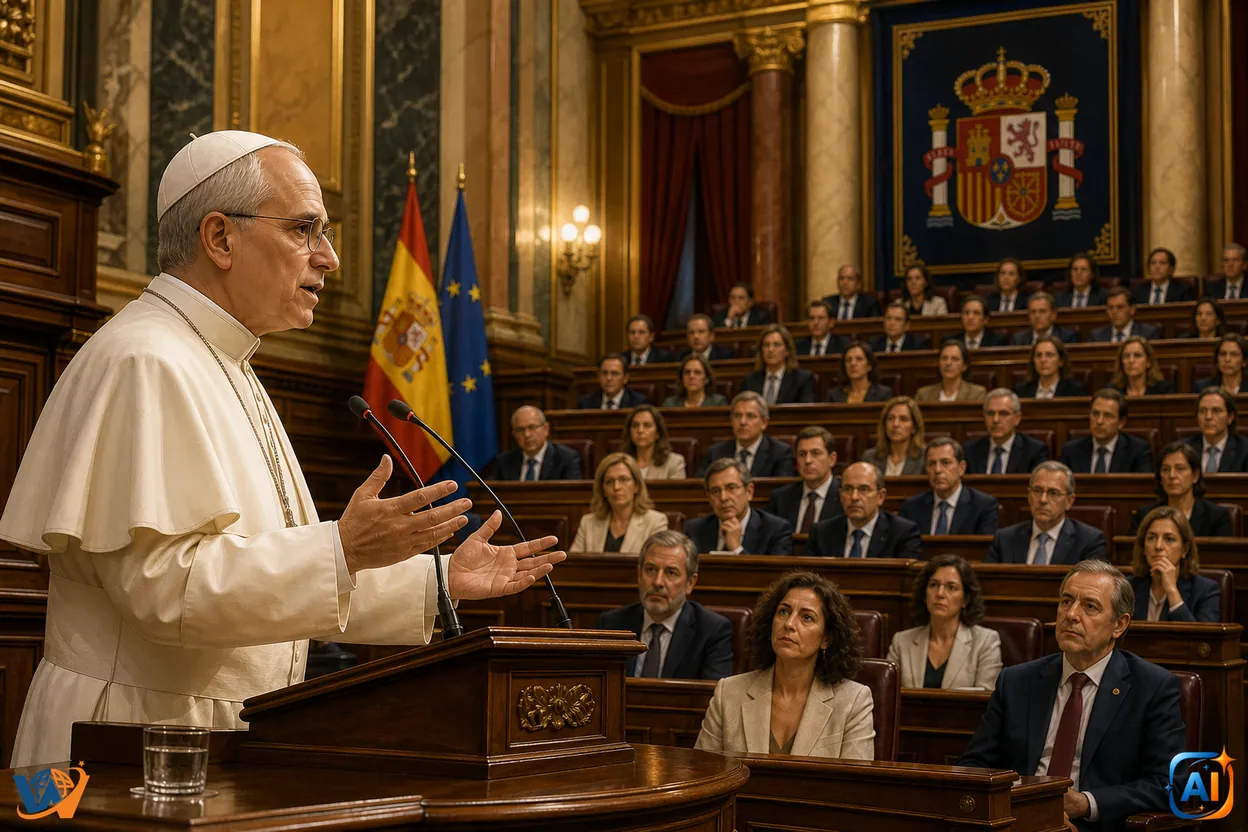 Papa Leo XIV, mesaj puternic din Spania: „Pacea nu se construiește prin arme”