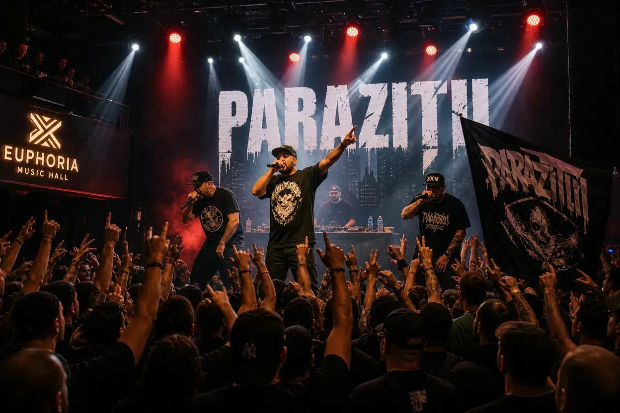 Paraziții cântă sâmbătă la Cluj