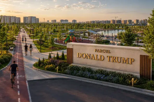 Un parc din Sectorul 4 va purta numele Donald Trump