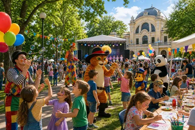 Parcul Central devine tărâmul copiilor de 1 Iunie