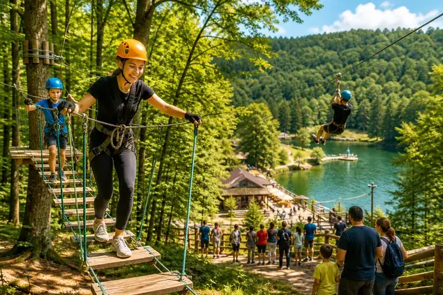 Parcul de aventură care scoate românii din casă