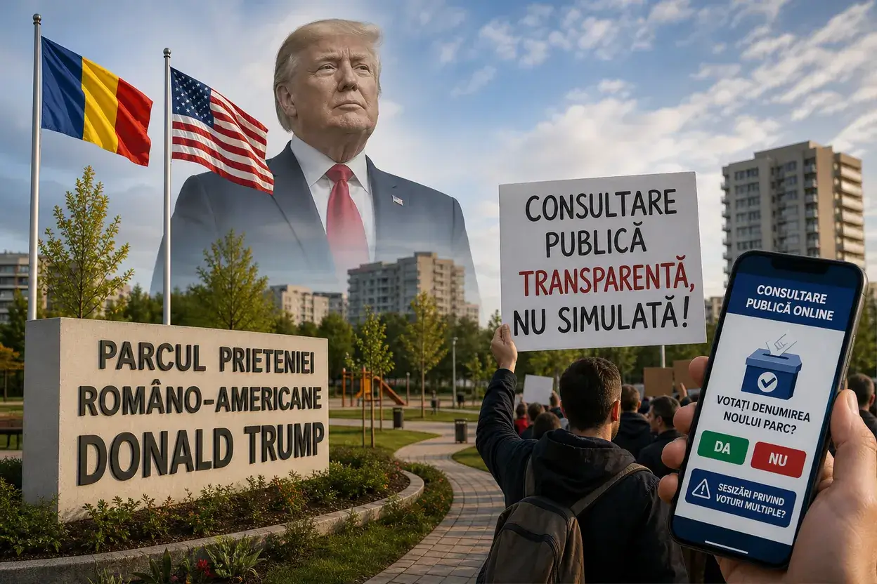 Parc „Donald Trump” în București? Scandal în Sectorul 4