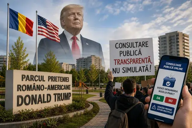 Parc „Donald Trump” în București? Scandal în Sectorul 4