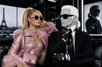 Paris Hilton îl întâlnește pe „NOT-KARL”, avatarul digital al brandului